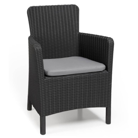 Keter Gartenstuhl Trenton in Graphit für den Essbereich von , Gartenstühle - Ref: Foro24-408946, Preis: 94,91 €, Rabatt: %