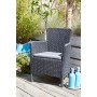 Keter Gartenstuhl Trenton in Graphit für den Essbereich von , Gartenstühle - Ref: Foro24-408946, Preis: 94,91 €, Rabatt: %