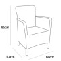 Keter Gartenstuhl Trenton in Graphit für den Essbereich von , Gartenstühle - Ref: Foro24-408946, Preis: 94,91 €, Rabatt: %