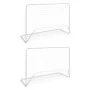 2 pcs soccer goals with net 182x61x122 cm white steel by vidaXL, soccer goals - Ref: Foro24-276047, Price: 75,96 €, Discount: %