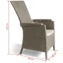 Keter Gartenliege Vermont, verstellbar, Capuccino 238449 von , Gartenstühle - Ref: Foro24-420019, Preis: 109,90 €, Rabatt: %