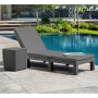 Keter Sonnenliege mit Daytona Kissen graphitfarben von , Liegen - Ref: Foro24-441306, Preis: 157,93 €, Rabatt: %