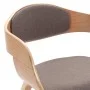 Esszimmerstühle 4 Elemente aus gebogenem Holz und taupegrauem Stoff von , Essstühle - Ref: Foro24-3054822, Preis: 515,53 €, R...