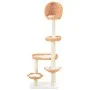 Rascador para gatos con poste de sisal madera natural de sauce de vidaXL, Mobiliario para gatos - Ref: Foro24-170729, Precio:...