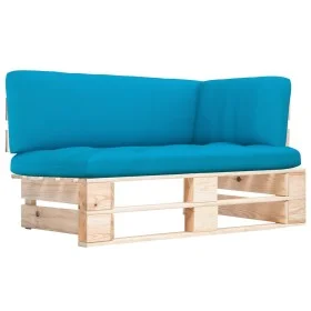 Corner pallet garden sofa made of impregnated pine wood by , Modular outdoor sofas - Ref: Foro24-3066605, Price: 121,07 €, Di...