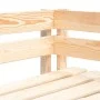 Corner pallet garden sofa made of impregnated pine wood by , Modular outdoor sofas - Ref: Foro24-3066605, Price: 121,07 €, Di...