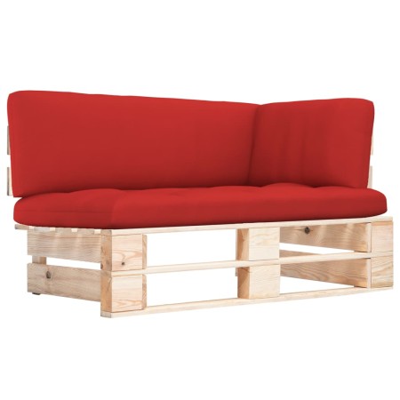 Corner pallet garden sofa made of impregnated pine wood by , Modular outdoor sofas - Ref: Foro24-3066607, Price: 136,60 €, Di...