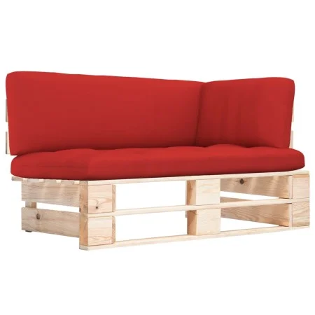 Corner pallet garden sofa made of impregnated pine wood by , Modular outdoor sofas - Ref: Foro24-3066607, Price: 121,30 €, Di...