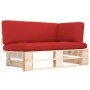 Gartenpaletten-Ecksofa imprägniertes Kiefernholz von , Modulare Sofas für den Außenbereich - Ref: Foro24-3066607, Preis: 121,...
