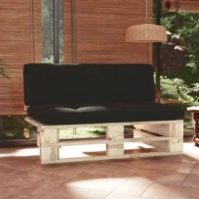 Central pallet sofa for garden made of impregnated pine wood by , Modular outdoor sofas - Ref: Foro24-3066536, Price: 123,52 ...