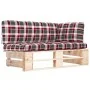 Gartenpaletten-Ecksofa imprägniertes Kiefernholz von , Modulare Sofas für den Außenbereich - Ref: Foro24-3066613, Preis: 123,...