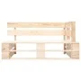 Corner pallet garden sofa made of impregnated pine wood by , Modular outdoor sofas - Ref: Foro24-3066613, Price: 123,50 €, Di...