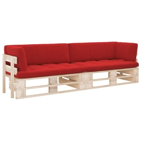 2-Sitzer-Sofakissen aus Palettenholz imprägniertes Kiefernholz von , Gartensets - Ref: Foro24-3066679, Preis: 245,88 €, Rabat...