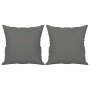 2-seater sofa with dark gray microfiber fabric cushions, 140 cm by , Sofas - Ref: Foro24-3200973, Price: 260,74 €, Discount: %