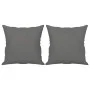 2-seater sofa with dark gray microfiber fabric cushions, 140 cm by , Sofas - Ref: Foro24-3200973, Price: 244,78 €, Discount: %
