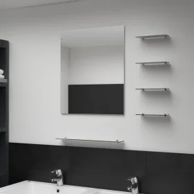 Wall mirror with 5 shelves silver 50x60 cm by vidaXL, Mirrors - Ref: Foro24-249444, Price: 36,18 €, Discount: %