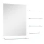 Wandspiegel mit 5 Ablagen silber 50x60 cm von vidaXL, Spiegel - Ref: Foro24-249444, Preis: 36,15 €, Rabatt: %