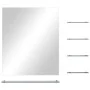 Wandspiegel mit 5 Ablagen silber 50x60 cm von vidaXL, Spiegel - Ref: Foro24-249444, Preis: 36,15 €, Rabatt: %