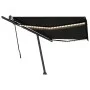 Manuelle einziehbare Markise mit anthrazitgrauer LED-Leuchte 500x350 cm von , Markisen - Ref: Foro24-3069864, Preis: 624,86 €...
