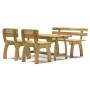 Garden dining set, 4 pieces, impregnated pine wood by , Garden sets - Ref: Foro24-3096603, Price: 579,81 €, Discount: %