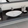Washbasin 59.3x35.1x10.7 cm mineral resin/white marble by vidaXL, Sinks - Ref: Foro24-144069, Price: 109,53 €, Discount: %