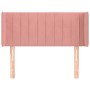 Rosa Samtkopfteil 83x16x78/88 cm von , Kopf- und Fußteile - Ref: Foro24-3119041, Preis: 44,64 €, Rabatt: %