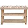 2-in-1 shoemaker with bench, 2 units solid wood by vidaXL, Shoe racks and shoe organizers - Ref: Foro24-276040, Price: 84,16 ...