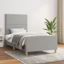 Hellgrauer Stoffbettrahmen mit Kopfteil 80x200 cm von , Betten und Lattenroste - Ref: Foro24-3124928, Preis: 119,52 €, Rabatt: %