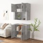 Aparador alto madera contrachapada gris hormigón de , Aparadores - Ref: Foro24-3185355, Precio: 161,87 €, Descuento: %