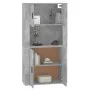 Tall plywood gray concrete sideboard by , Sideboards - Ref: Foro24-3185355, Price: 159,38 €, Discount: %