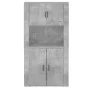 Hohes Sideboard Sperrholz grauer Beton von , Sideboards - Ref: Foro24-3185355, Preis: 159,38 €, Rabatt: %