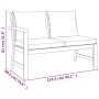 Garten Ess- und Kissenset 7-teilig massives Akazienholz von , Gartensets - Ref: Foro24-3154968, Preis: 744,65 €, Rabatt: %