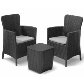 Keter Miami 5-teiliges Balkonmöbel-Set Graphit 223815 von , Gartensets - Ref: Foro24-422798, Preis: 214,48 €, Rabatt: %