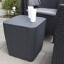 Keter Miami 5-piece balcony furniture set graphite 223815 by , Garden sets - Ref: Foro24-422798, Price: 214,07 €, Discount: %