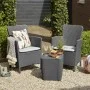 Keter Miami 5-teiliges Balkonmöbel-Set Graphit 223815 von , Gartensets - Ref: Foro24-422798, Preis: 214,48 €, Rabatt: %