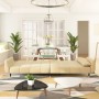 2-Sitzer-Schlafsofa mit zwei cremefarbenen Samtkissen von , Sofas - Ref: Foro24-337591, Preis: 304,36 €, Rabatt: %