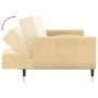 2-Sitzer-Schlafsofa mit zwei cremefarbenen Samtkissen von , Sofas - Ref: Foro24-337591, Preis: 304,36 €, Rabatt: %