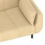 2-seater sofa bed with two cream velvet cushions by , Sofas - Ref: Foro24-337591, Price: 299,09 €, Discount: %