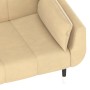 2-Sitzer-Schlafsofa mit zwei cremefarbenen Samtkissen von , Sofas - Ref: Foro24-337591, Preis: 304,36 €, Rabatt: %