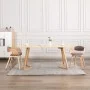 Esszimmerstühle 2 Einheiten aus gebogenem Holz und taupegrauem Stoff von , Essstühle - Ref: Foro24-287390, Preis: 259,19 €, R...