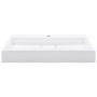 Sink 80x46x11 cm mineral resin/white marble by vidaXL, Sinks - Ref: Foro24-144065, Price: 193,29 €, Discount: %