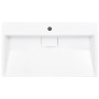 Sink 80x46x11 cm mineral resin/white marble by vidaXL, Sinks - Ref: Foro24-144065, Price: 193,29 €, Discount: %