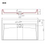 Sink 80x46x11 cm mineral resin/white marble by vidaXL, Sinks - Ref: Foro24-144065, Price: 193,29 €, Discount: %