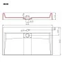 Sink 80x46x11 cm mineral resin/white marble by vidaXL, Sinks - Ref: Foro24-144065, Price: 247,59 €, Discount: %