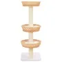 Cat scratching post with natural willow wood sisal post by vidaXL, Cat furniture - Ref: Foro24-170727, Price: 71,40 €, Discou...