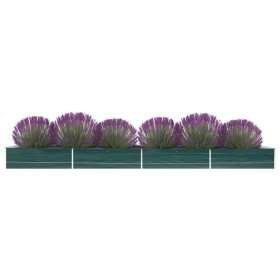Grünes Blumenbeet aus verzinktem Stahl 600x80x45 cm von , Töpfe und Pflanzgefäße - Ref: Foro24-47073, Preis: 101,88 €, Rabatt: %