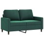 Sofagarnitur mit 2 Stück dunkelgrünen Samtkissen von , Sofas - Ref: Foro24-3201498, Preis: 478,85 €, Rabatt: %