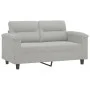 3-piece sofa set with light gray microfiber fabric cushions by , Sofas - Ref: Foro24-3202291, Price: 840,70 €, Discount: %