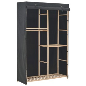 Grauer 3-stöckiger Kleiderschrank aus Stoff, 110 x 40 x 170 cm von vidaXL, Kleiderschränke - Ref: Foro24-248188, Preis: 103,8...