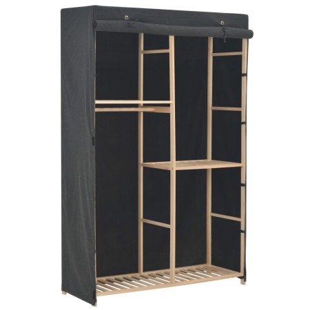 Grauer 3-stöckiger Kleiderschrank aus Stoff, 110 x 40 x 170 cm von vidaXL, Kleiderschränke - Ref: Foro24-248188, Preis: 103,8...